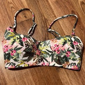 Victoria’s Secret Swim Scoop Top, Tropical Print